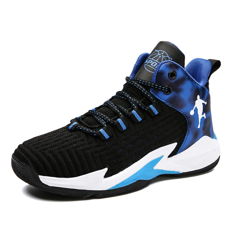 

Boys Brand Mesh Basketball Shoes 8 Kids Sneakers Thick Sole Non-slip Children Sports Shoes Child Boy Basket Trainer Shoes Girls