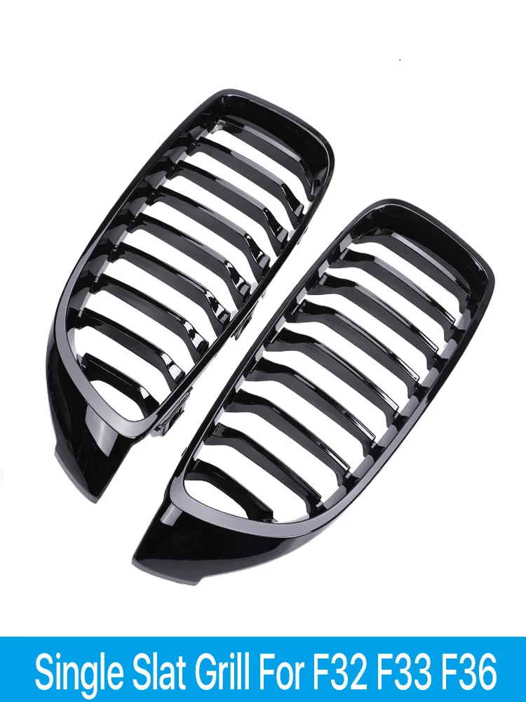 

M4 Single Slat Grill Kidney Front Bumper Low Grill For BMW 4 Series F32 F33 F36 F80 F82 F83 2013-2020 420i 428i 430i Accessories