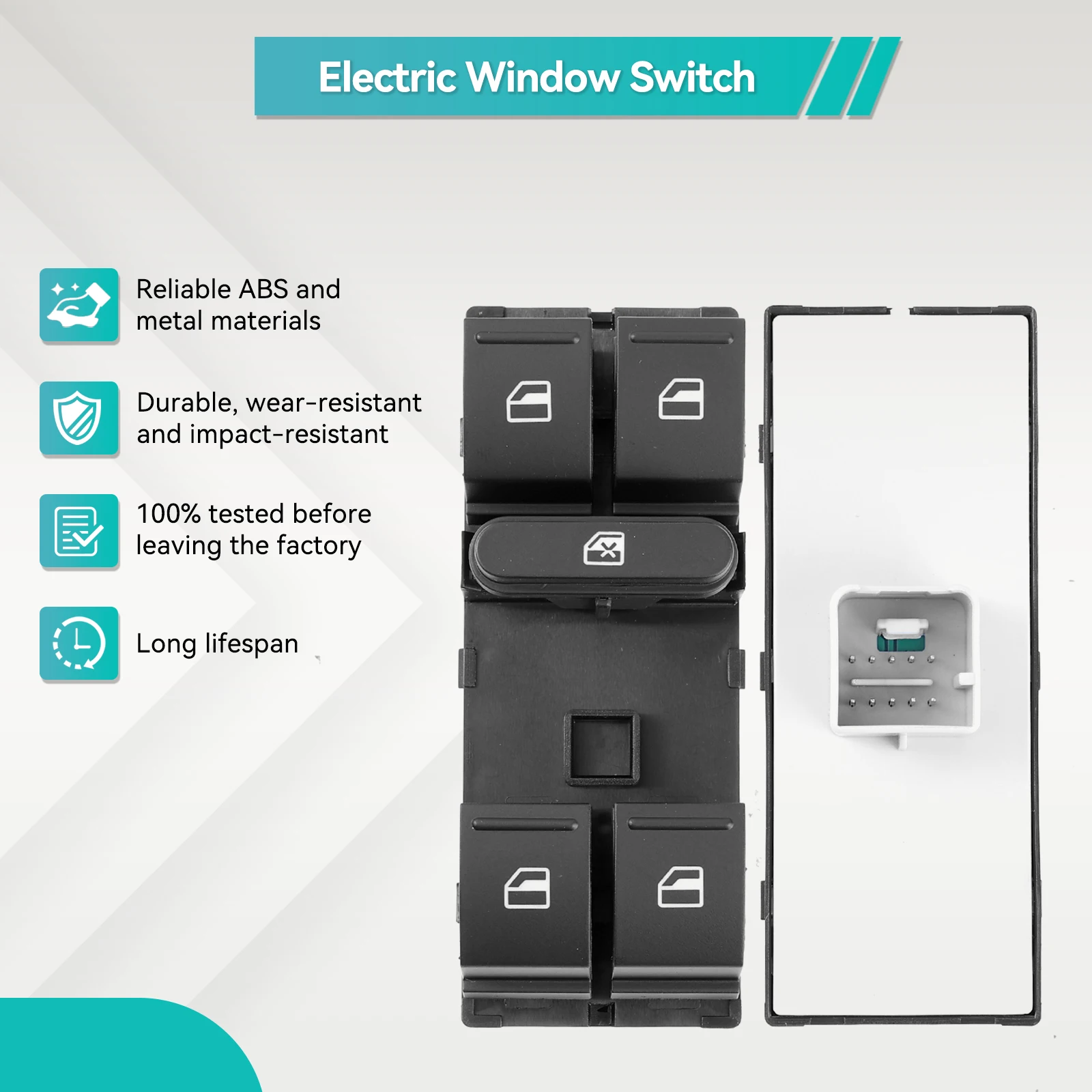 Электрический переключатель управления стеклоподъемником со стороны водителя