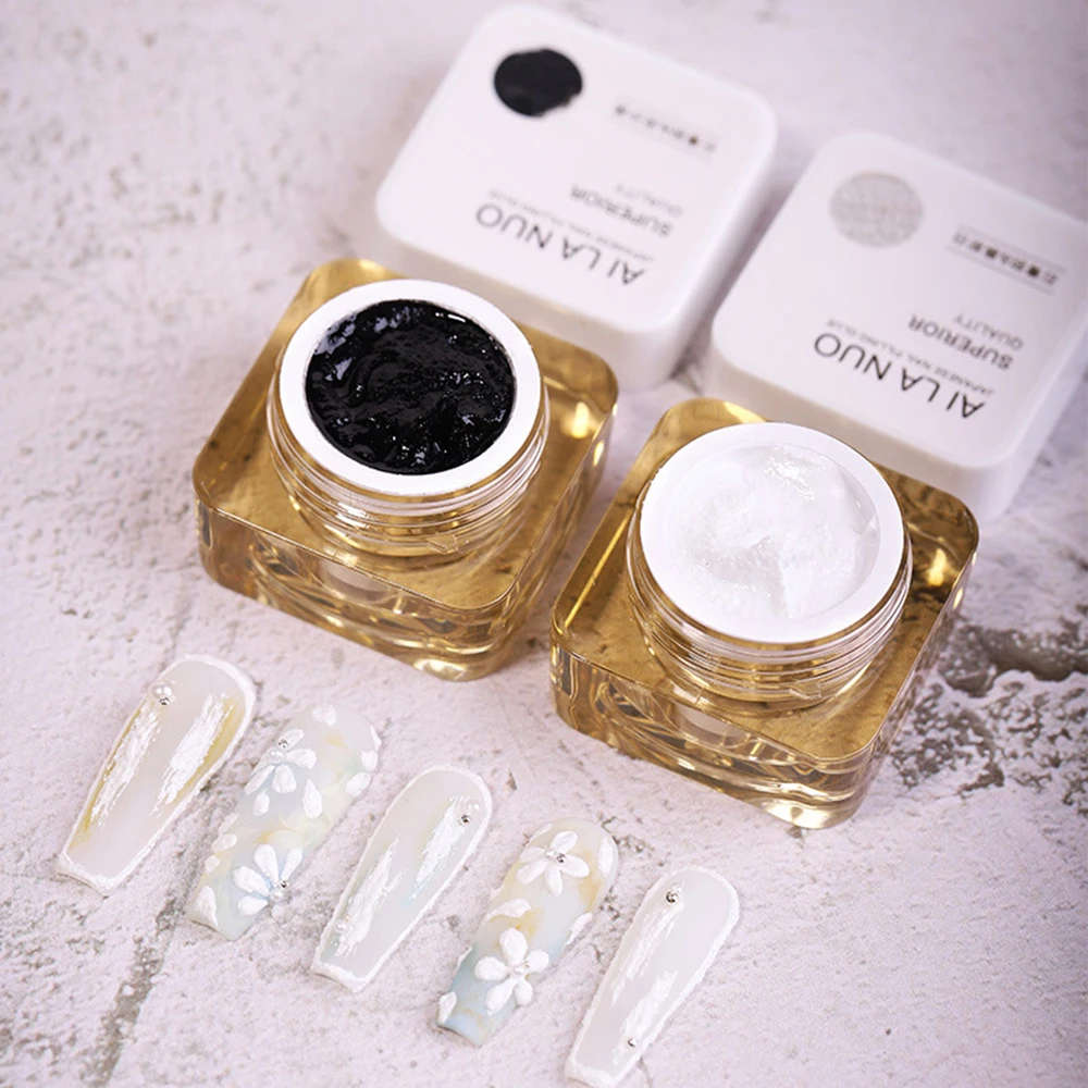 

5 мл гипсовый клей для дизайна ногтей тиснение Маникюр резной гель скульптура гель Инструмент для дизайна ногтей