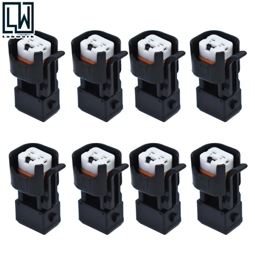 

8x адаптер разъема топливного инжектора LS1 EV1 к EV6 EV14 USCAR LS2 LS3 LSX LT1