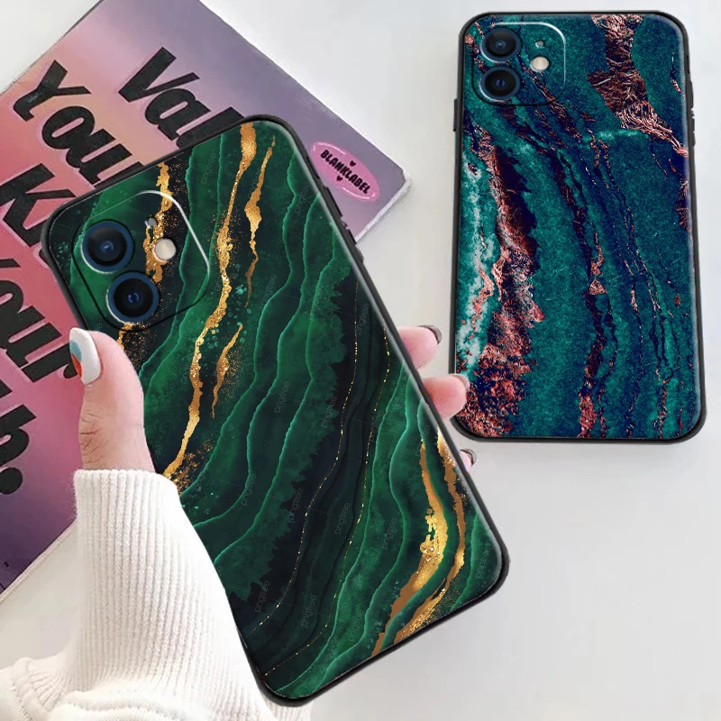 

2022 Marble Pretty Phone Cases For iPhone 11 12 Pro MAX 6S 7 8 Plus XS MAX 12 13 Mini X XR SE 2020 Funda Soft TPU Back Cover