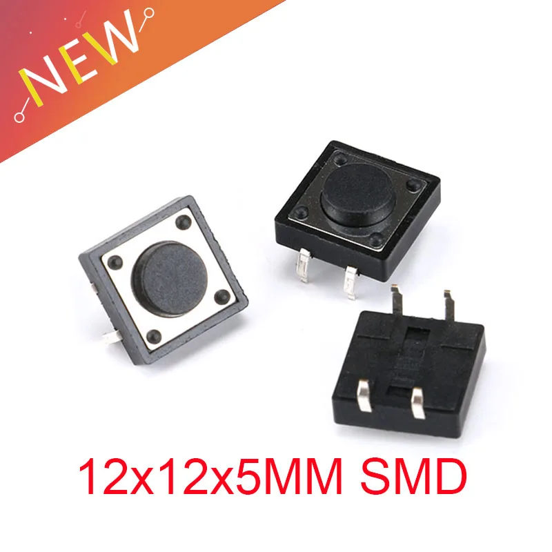 

Тактильные переключатели Your Cee 12x12x5 мм 20 шт