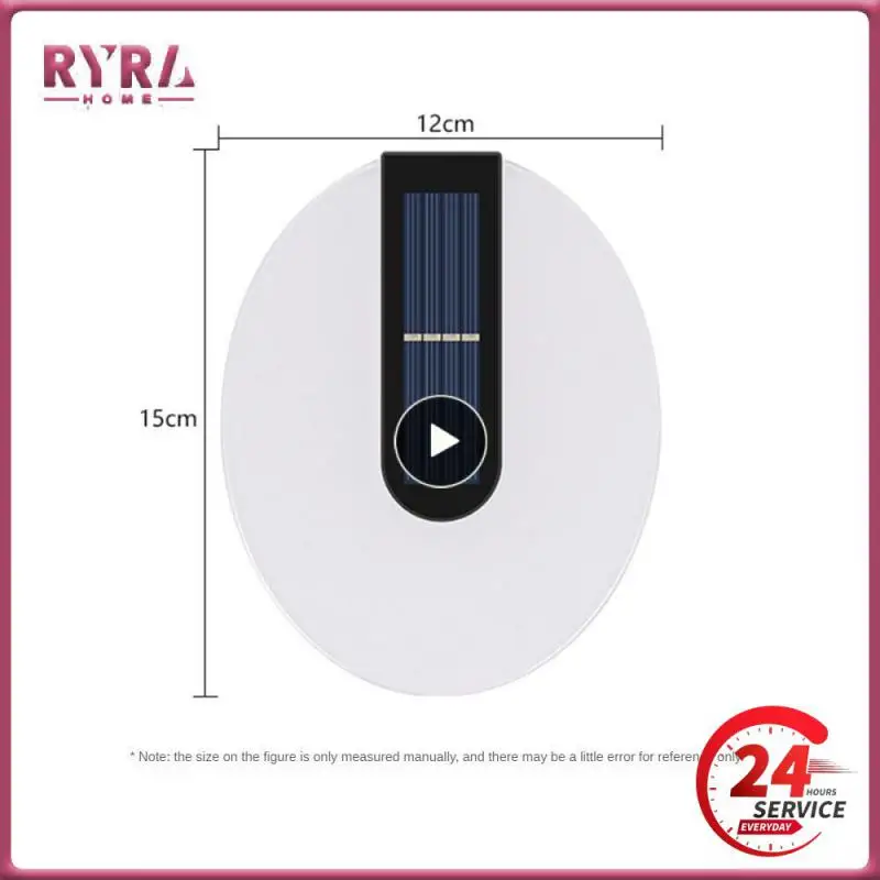 

1/4/8 шт., водонепроницаемый декоративный настенный светильник на солнечной батарее