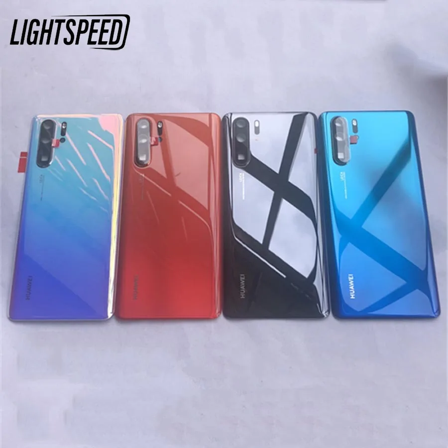 

p30 100% Original Back glass Cover For Huawei P30 Pro, Back Door Replacement Battery Case, Rear Housing Cover With Camera Lens