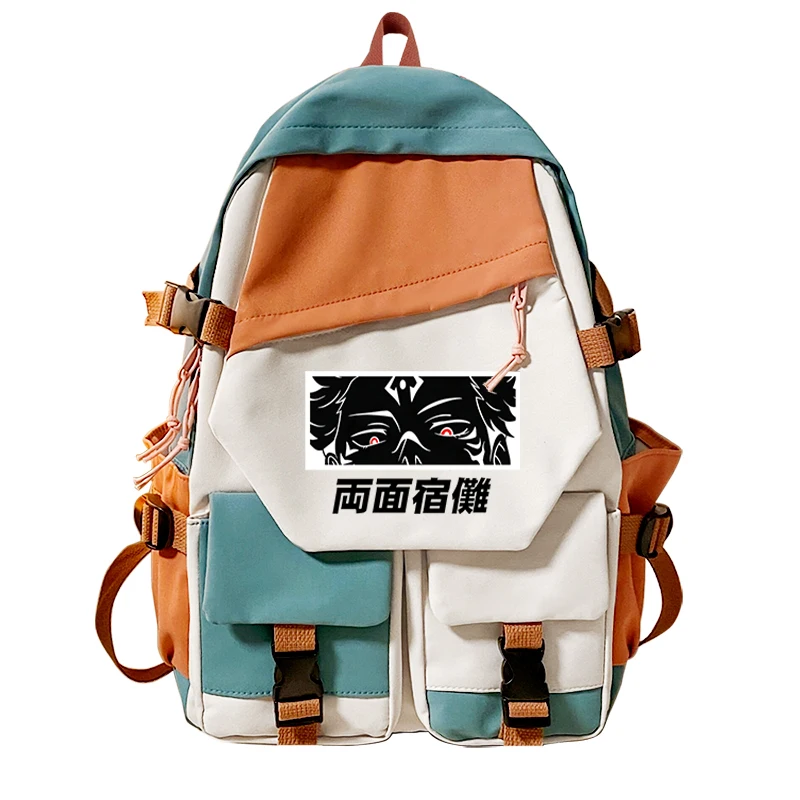

Anime Jujutsu Kaisen Ryomen Sukuna Backpack Anime Yuji Itadori Backpack Cosplay Canvas Bag Students Schoolbag Women Travel Bags