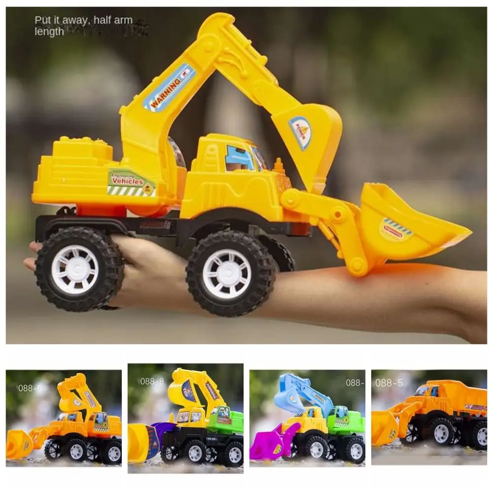

Exquisite Engineering Excavator Toy Fun Bulldozer Tractor Dump Truck Model for Toddlers And Young Kids Birthday Holiday Gifts