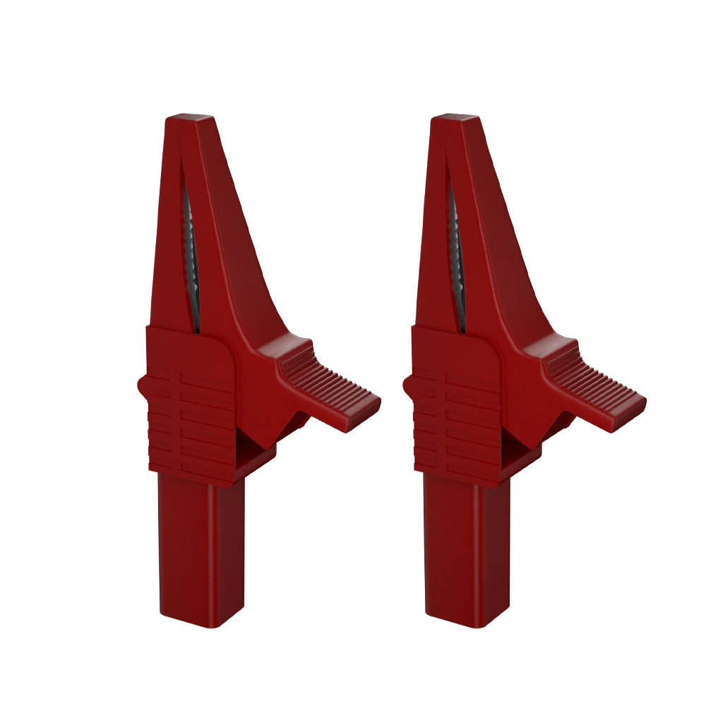 JZDZ 2 шт. 32A 1000 в защитные зажимы под крокодиловую кожу для 4 мм защитных зажимов с банановым штекером J.60039