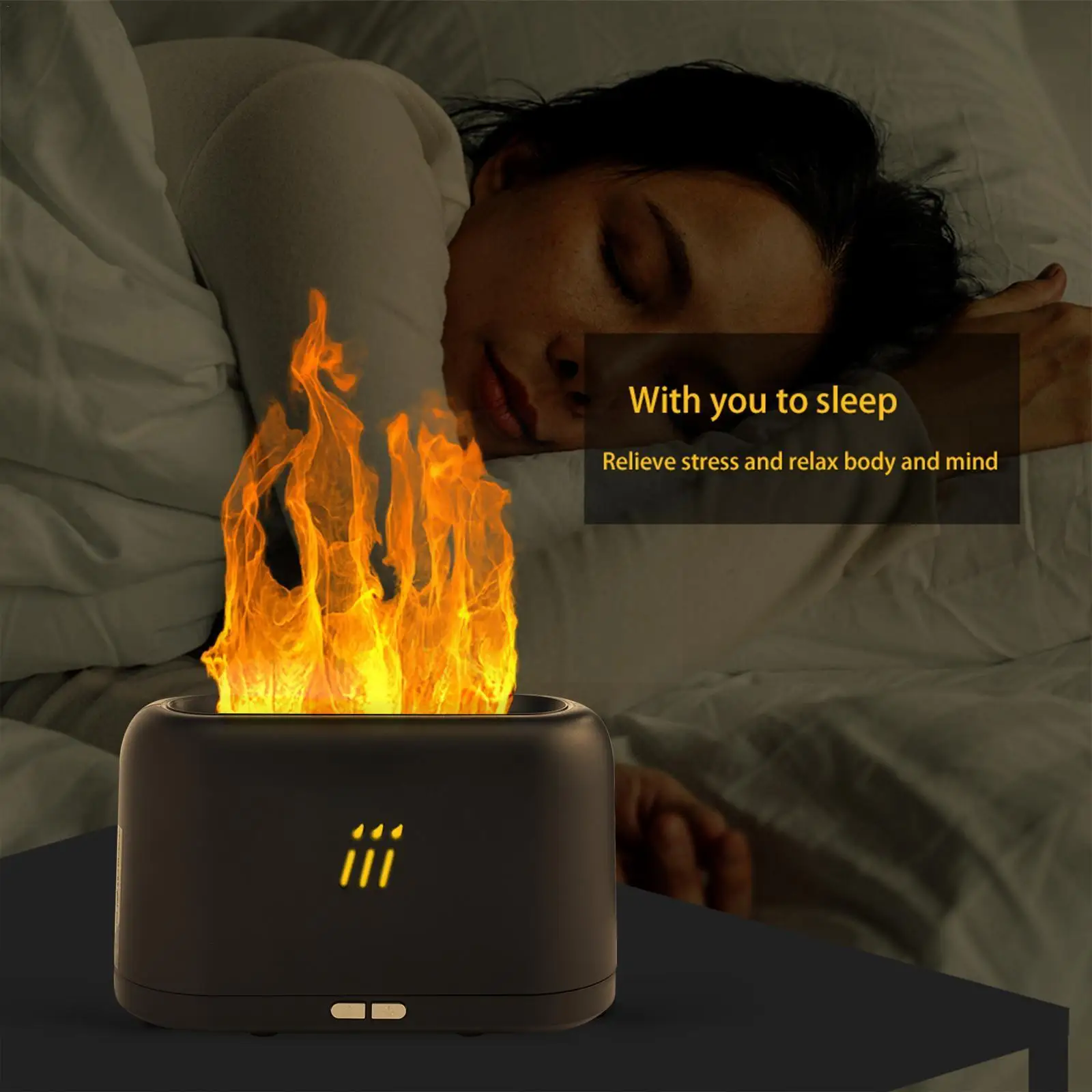 

Ароматический диффузор Kinscoter, ультразвуковой увлажнитель воздуха, светодиодная лампа, эфирное масло N1T4