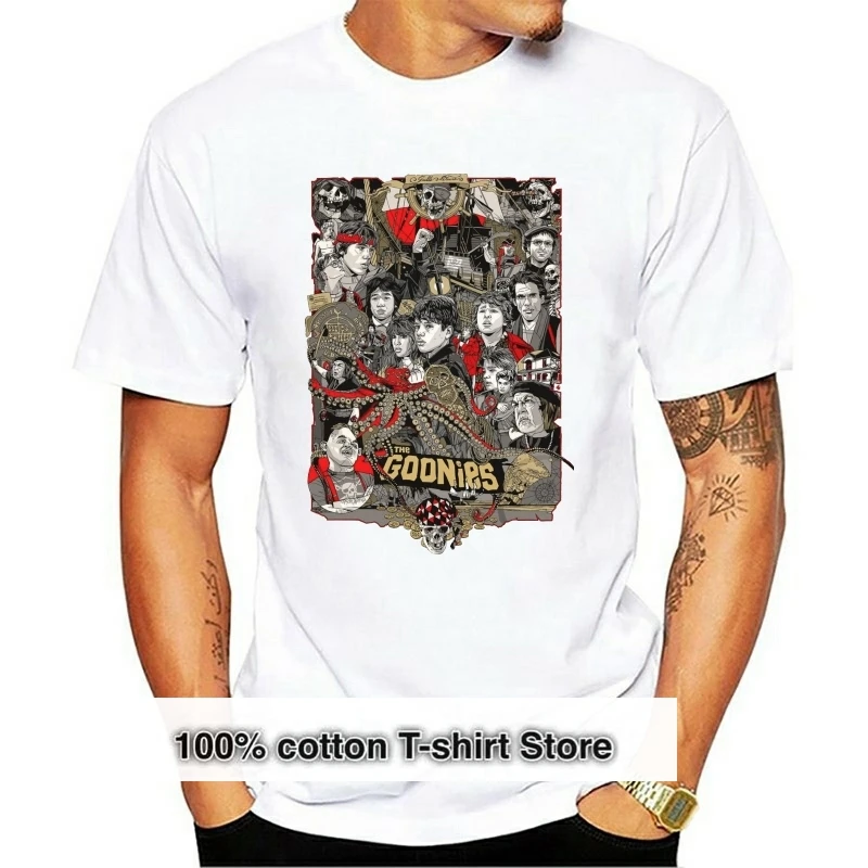 

Забавные футболки, постер фильма «гооны», художественная футболка для мужчин