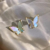 bohemian exquisite golden butterfly earrings simple personality birthday party gift fashion jewelry for girlfriend girlfriends