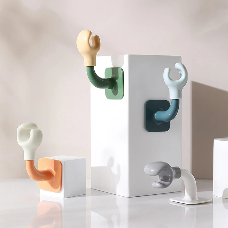 Креативный крючок самоклеящаяся коробка набор декоративных держателей для
