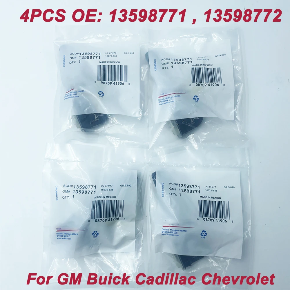 

4шт. 13598771 13598772 13586335 315 МГц датчик давления в шинах TPMS для GM Buick Cadillac Chevrolet 13516164 23445327