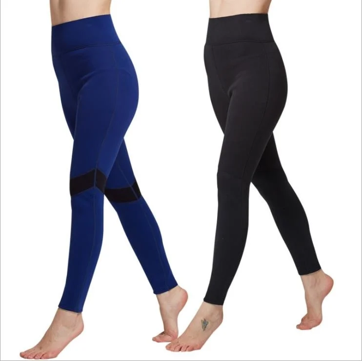 

New Female 2mm Neoprene Running Yoga Trousers Woman Winter Warm Snorkeling Diving Leggings Wetsuit Pants Women Fitness