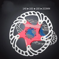 iiipro 6 bolts floating rotor mountain bike brake dh 6inch down hill strong heat dissipation140 160 180 203mm