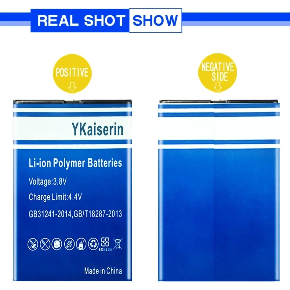 Аккумулятор YKaiserin BP-4L емкостью 4500 мАч для Nokia E61i E63 E90 E95 E71 6650F N97 N810 E72 E52 BP4L BP 4L Bateria