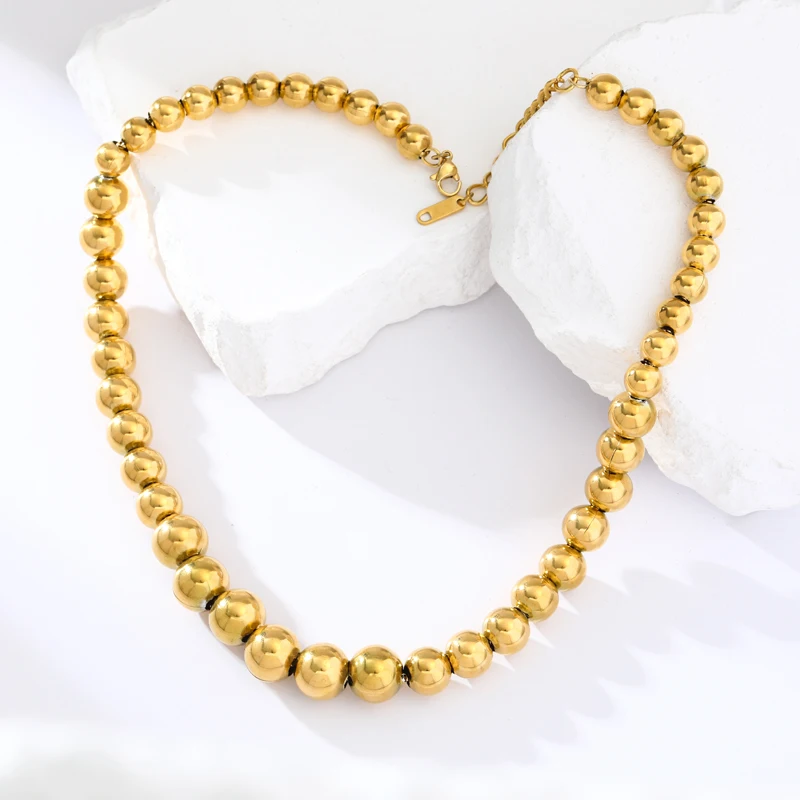 Ожерелье EILIECK из нержавеющей стали 316L с большим Цирконом для женщин модная