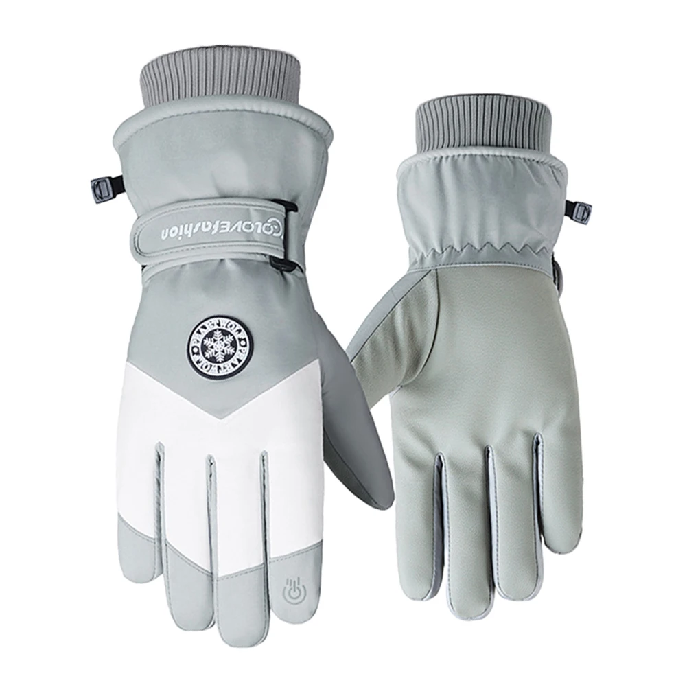 

Thermal Ski Gloves for Mountaineering and Skiing Unisex Windproof Waterproof Gloves with Touch Screen Functionality