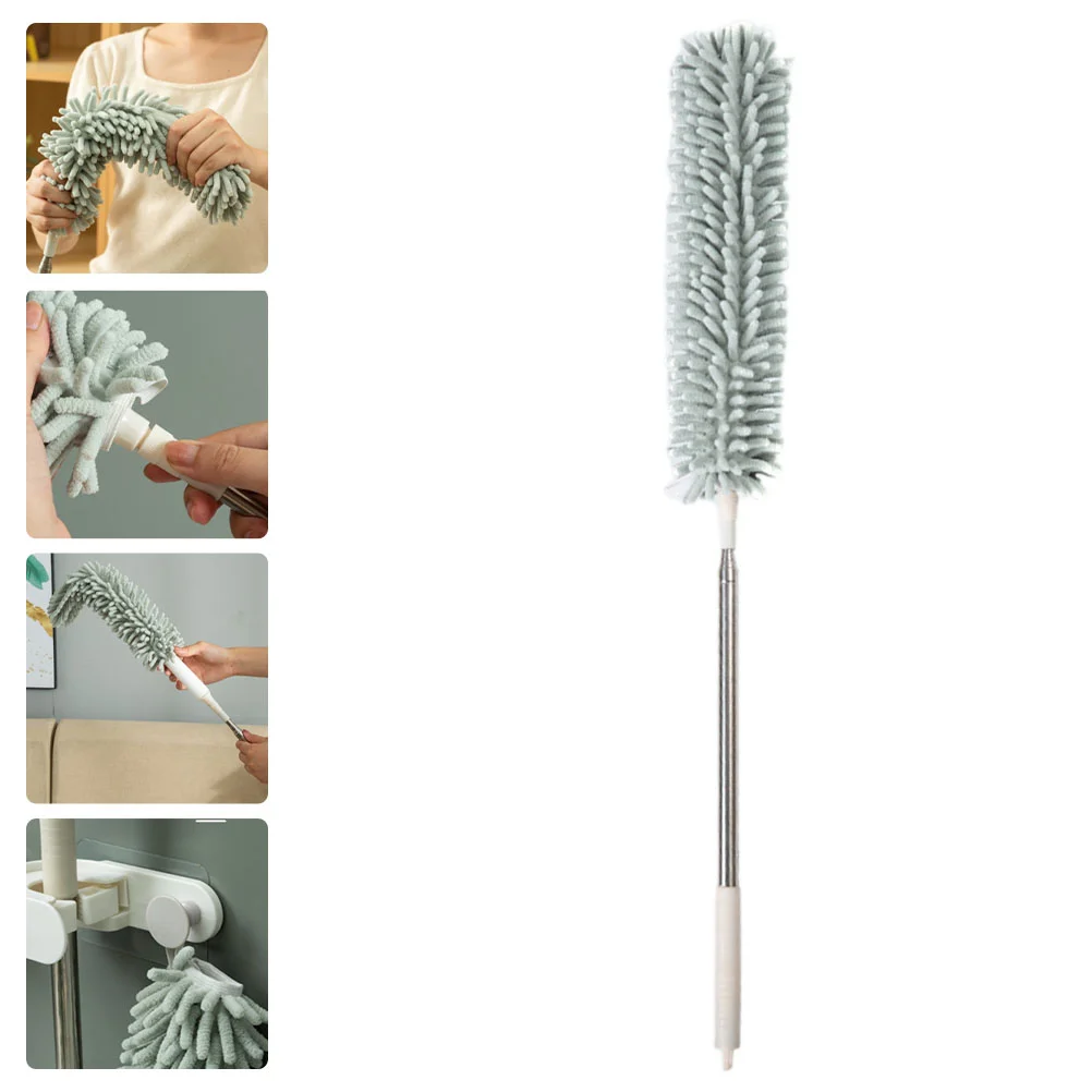 

Duster Brush Dusting Microfiber Bed Cleaning Drafting Ceiling Telescoping Handle Chenille Bristlesfan Soft Toolflexible High