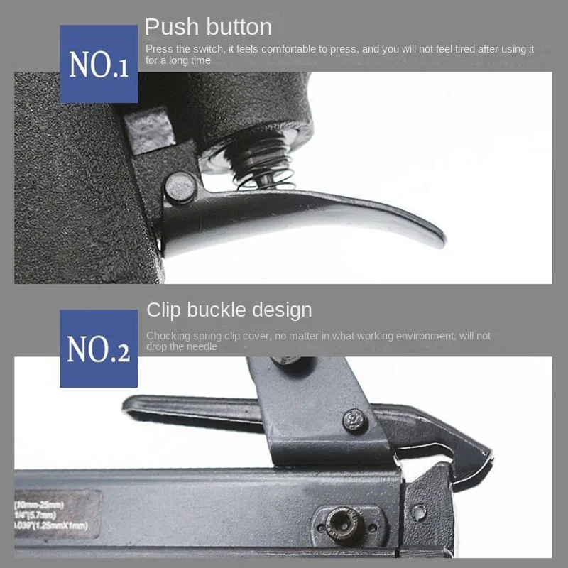 НОВЫЙ Пневматический гвоздезабивной пистолет 425K деревообрабатывающий Железный