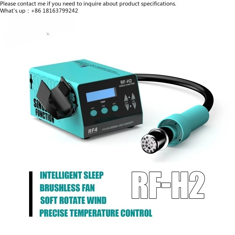 Фото Новая цифровая паяльная станция RF4 H2 с дисплеем, 1000 Вт, оборудование для BGA-ремонта и обслуживания электронных чипов печатных плат №3