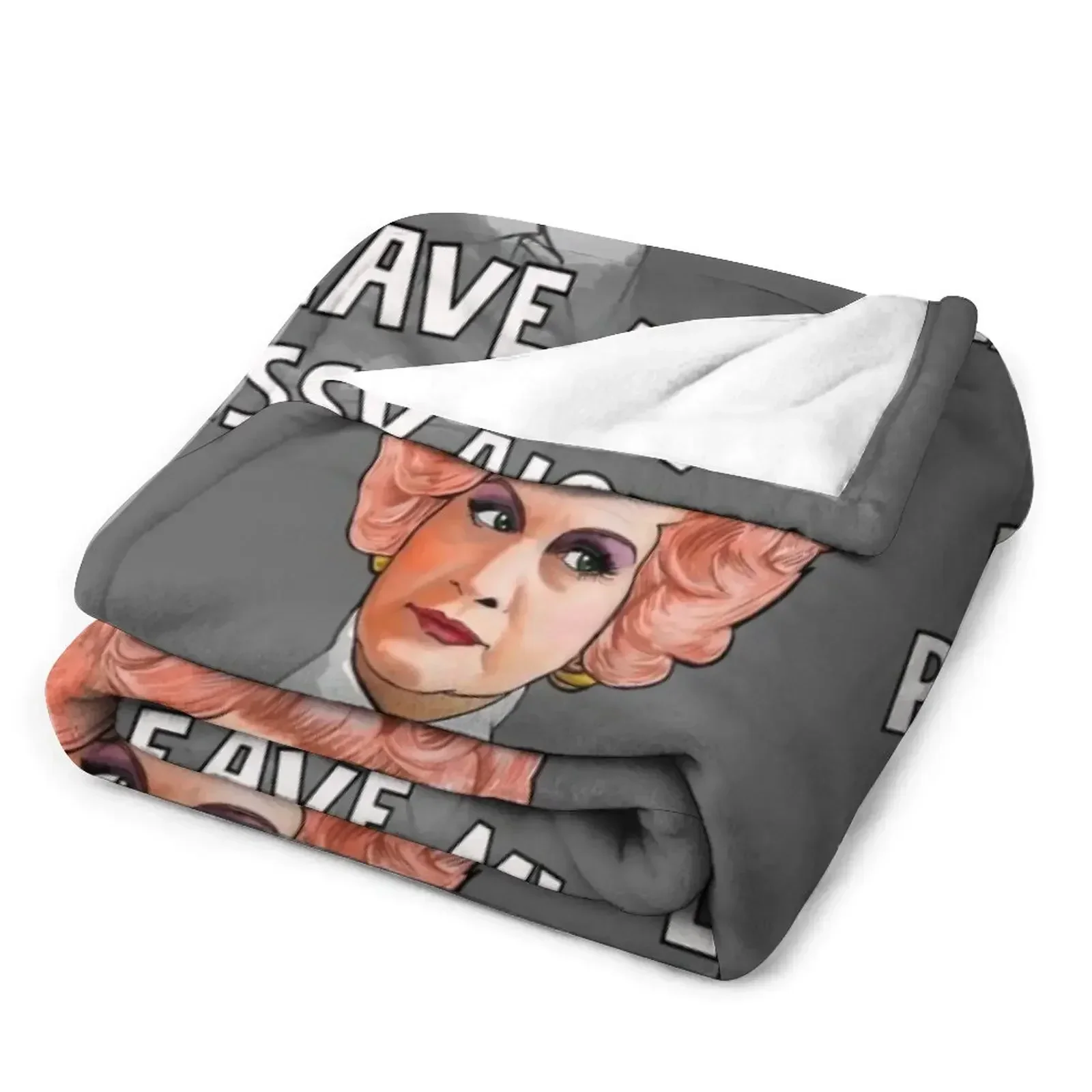 Миссис Слокаombe - оставьте мою киску самостоятельно! Одеяло Декоративное одеяло