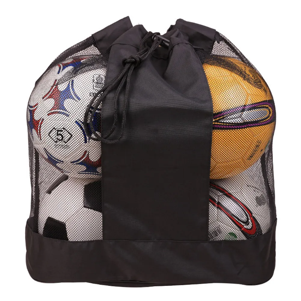 Large-Capacity Outdoor Sports Bag Football Basketball Bag Sports Storage Beam Net Backpack Multi-Function Mesh Soccer Bag