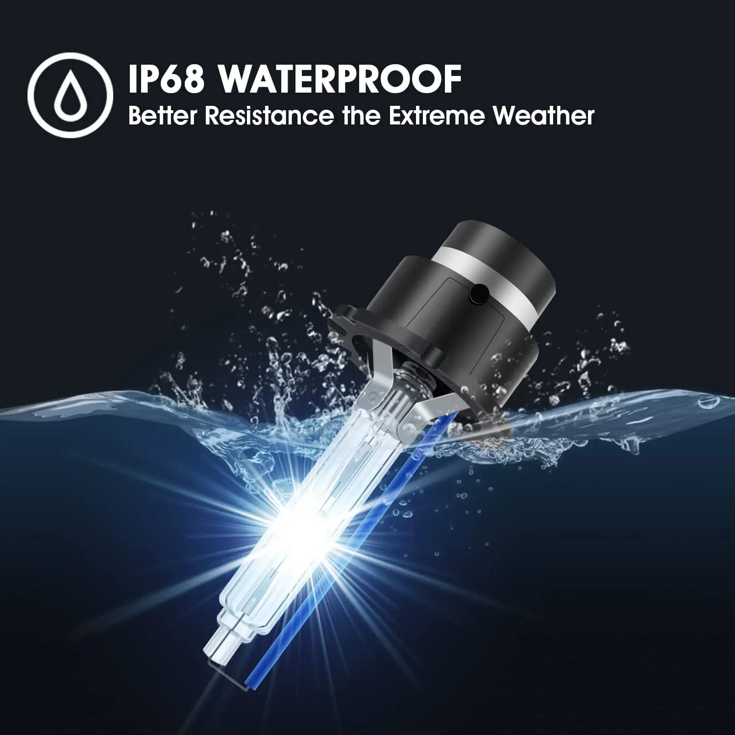 2 шт. D4S HID ксеноновые лампы для фар 35 Вт 8000 К белые с синяя автоматическая лампа 66440