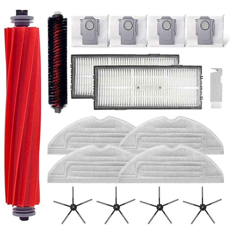 

Cleaning Rolling Brush For Roborock S7 Maxv Ultra S7 Pro Ultra Main Side Brush Mop Hepa Filter Bags Robot Vacuum Parts