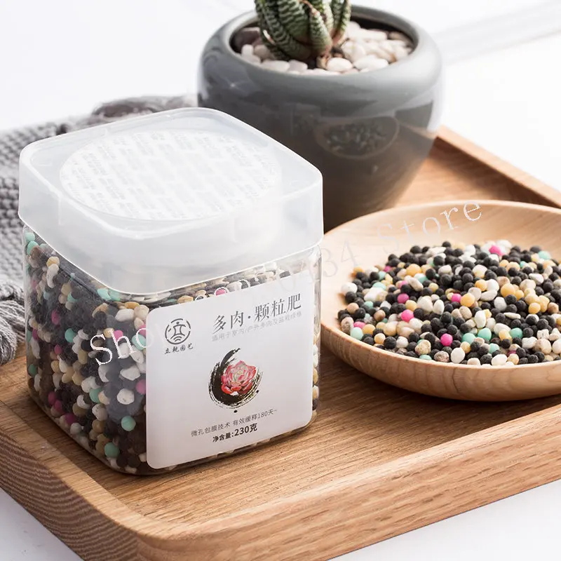 

230g Granular slow-release compound fertilizer Colorful granular fertilizer special for succulents home gardening