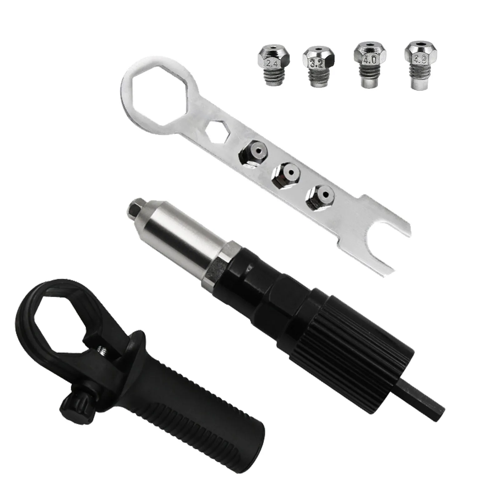 

Rivet Drill Adaptor Cordless Drill Electric Riveter Adapter Electric Riveter Conversion Tool Cordless Rivets Drill Adaptor