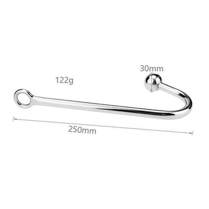 Анальный крючок из нержавеющей стали секс-игрушки для мужчин металлический