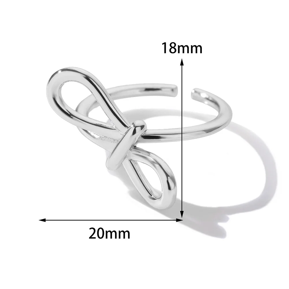 Женское кольцо из нержавеющей стали регулируемое золотого цвета с отверстиями