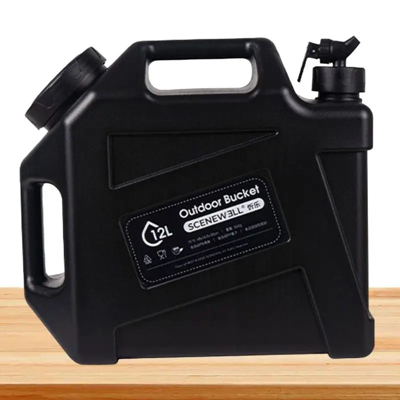 

Water Can Bucket Food Grade PC Water Container Driving Water Canister Tank Container With Faucet For Camping Picnic Travel