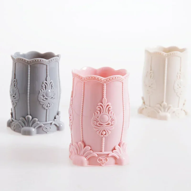 Винтажный цветочный вырезанный рисунок искусственная Кисть ручка карандаш для