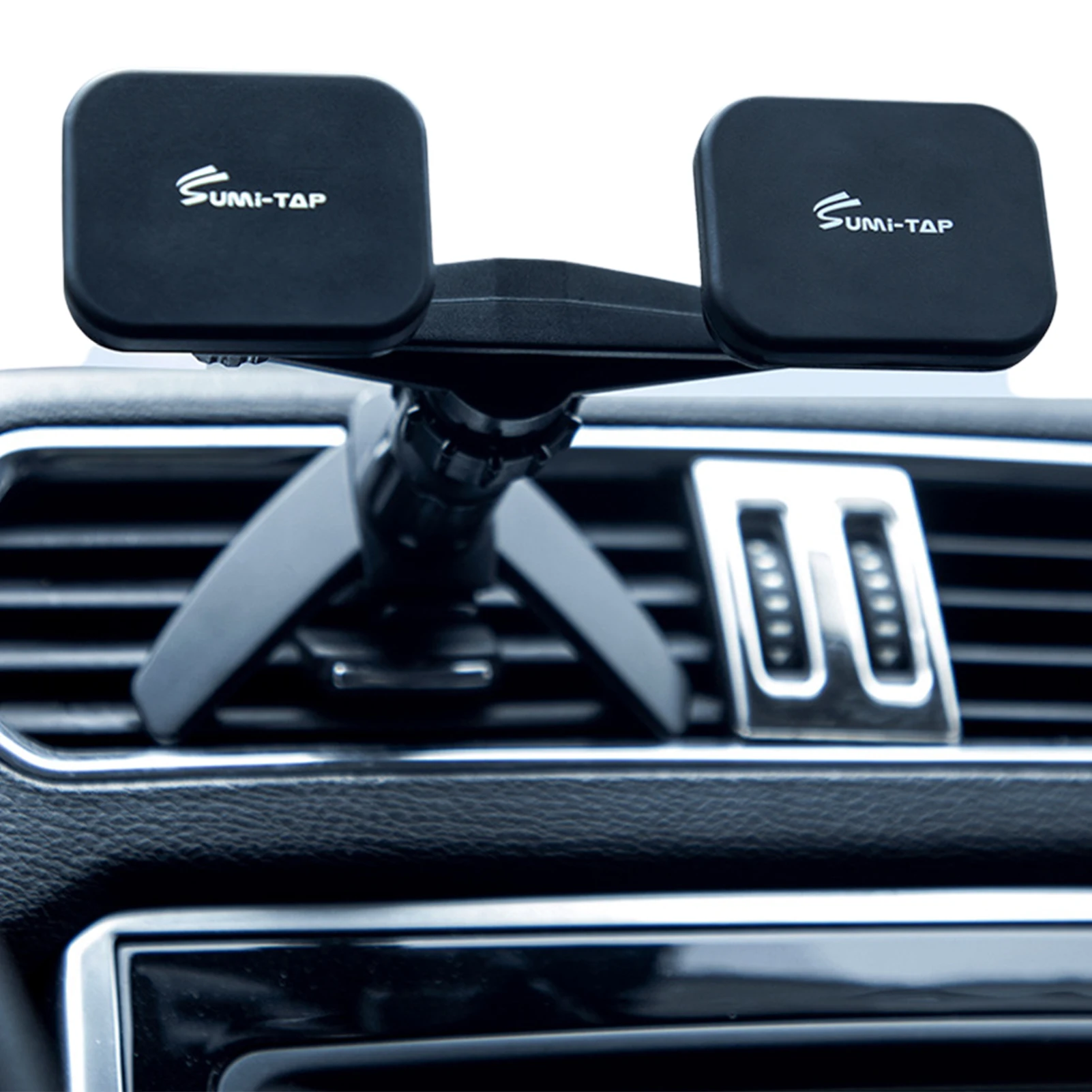 

Universal Magnetic Car Phone Holder Dual Car Phone Bracket Car Air Vent Clip Mount Adjustable Mobile Phone Holder Stand
