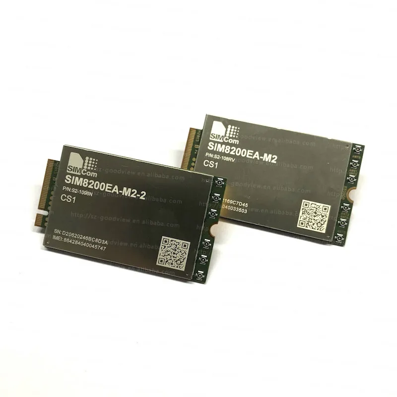

SIM8200EA-M2 5G NR/LTE-FDD/LTE-TDD/HSPA + module M.2 type