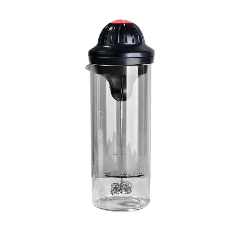 

Milk Frother Electric Foamer Coffee Foam Maker Milk Shake Mixer Battery Milk Frother Jug Cup for Home Office Travel