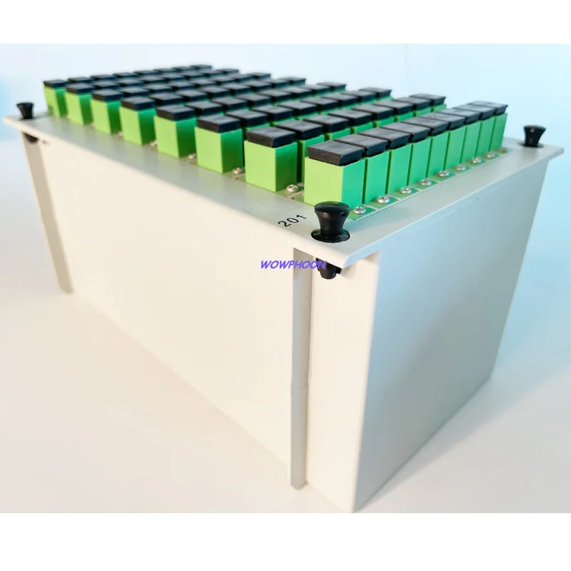SC APC SC UPC 1X64 Fiber Optic Splitter Box Insert sheet Type Fiber Optical PLC Splitter SC UPC Insertion Splitters 1:64