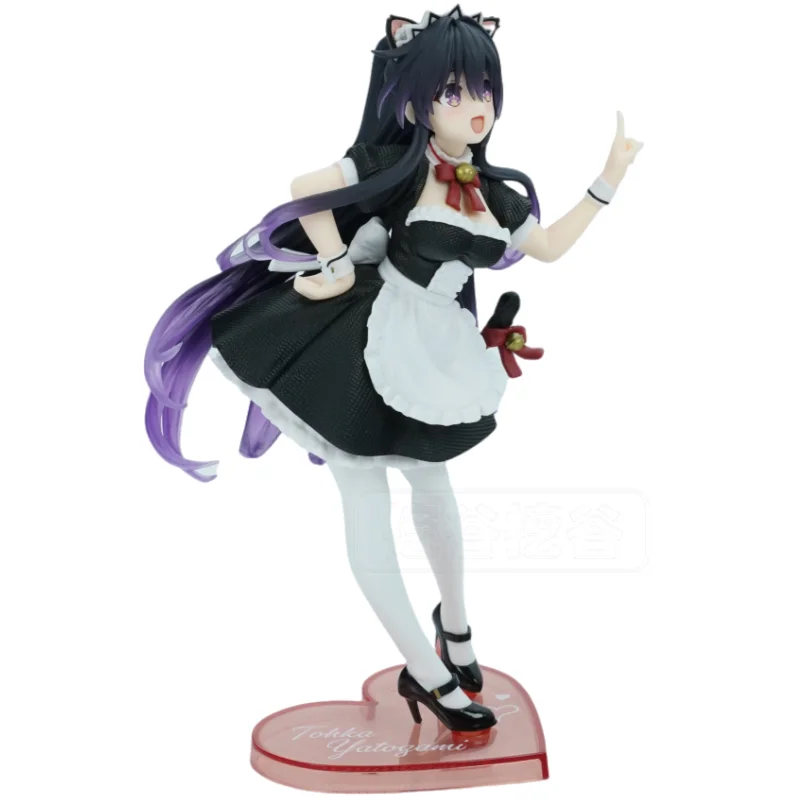 Фото Оригинальная фигурка Bandai Taito Date A Live Coreful: Куроми Токисаки, Ятогами Тока — фигурка-модель горничной с кошачьими ушками, игрушка (JP) №3