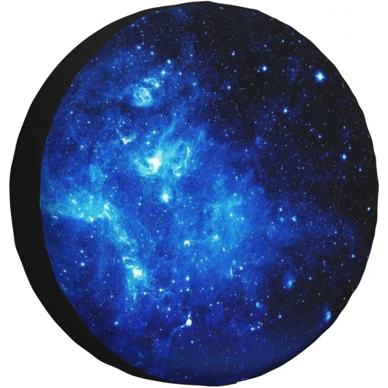 

Blue Galaxy Spare Tire Cover Wheel Protectors Universal Dust-Proof Waterproof Fit for Trailer Rv SUV Truck Camper Travel Trailer
