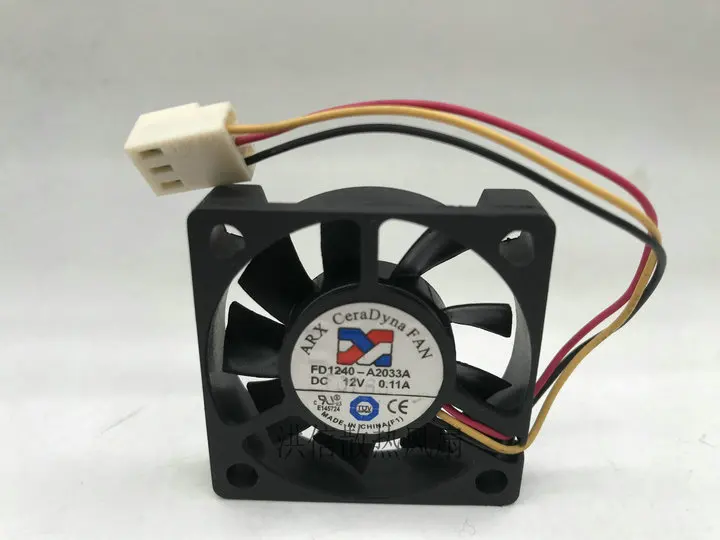 

Original ARX FD1240-A2033A DC12V0.11A 3-wire mute cooling fan