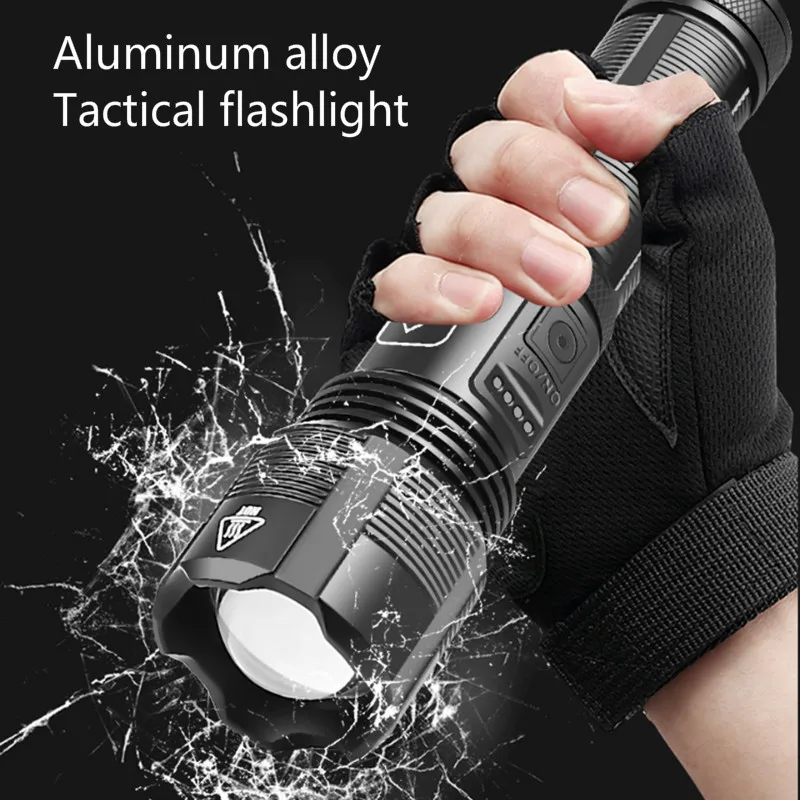 Ффонарь XHP50 XHP70 аккумуляторный 5 режимов с функцией внешнего аккумулятора