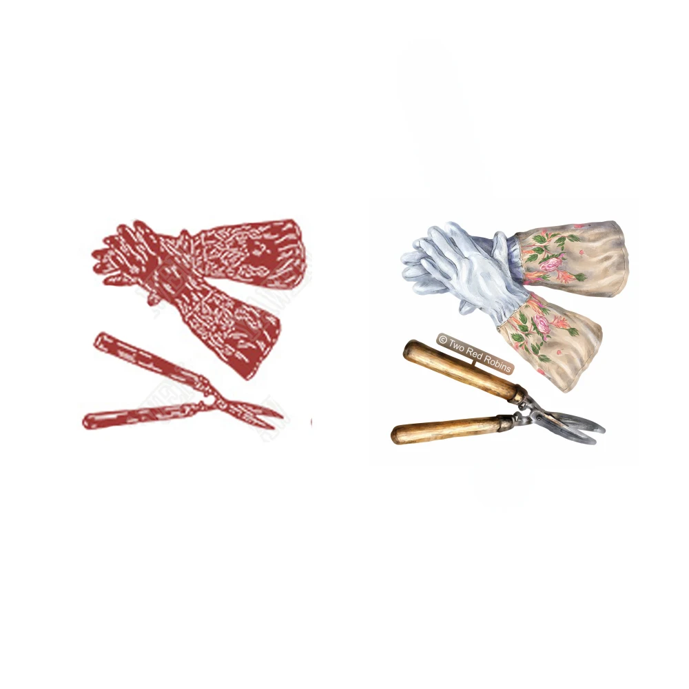

Gardener Essentials Reflections Metal Cutting Dies For Scrapbooking Paper Craft Handmade Card Album Punch Art Cutter 2022 New