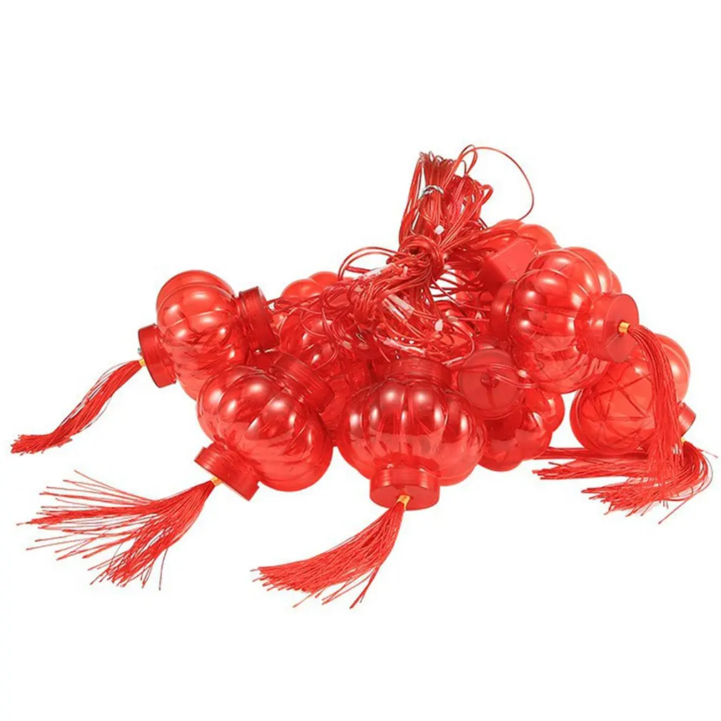 

Традиционный красный фонарь USB, светодиодная гирлянда, гирлянда для рождественской вечеринки, сказосветильник светильник, украшение на кит...