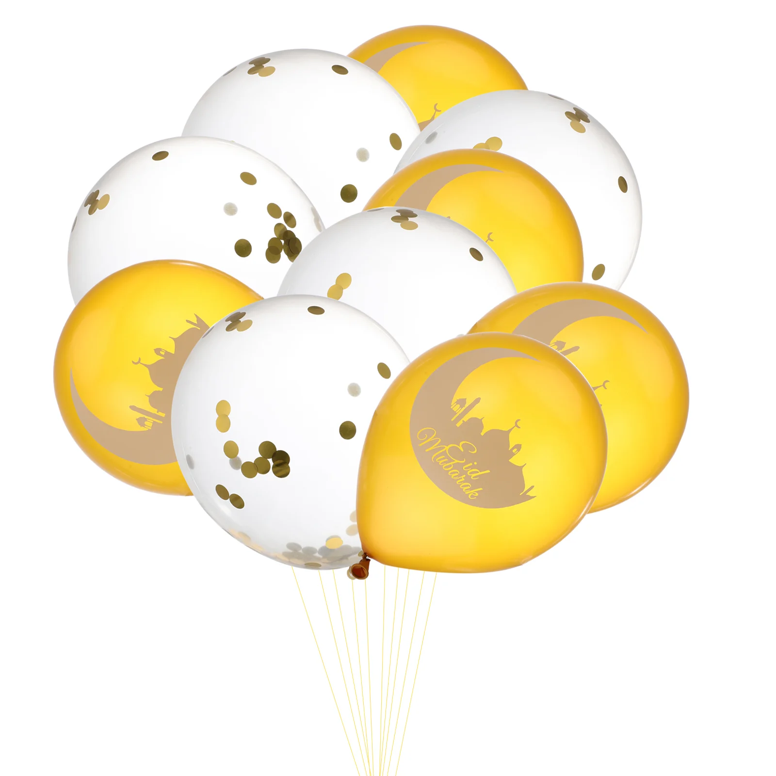 

Balloons Eid Mubarak Party Decorations Islamic Latex Ramadan Hajj Decoration Festival Goldfavors Balloon Layout Festive