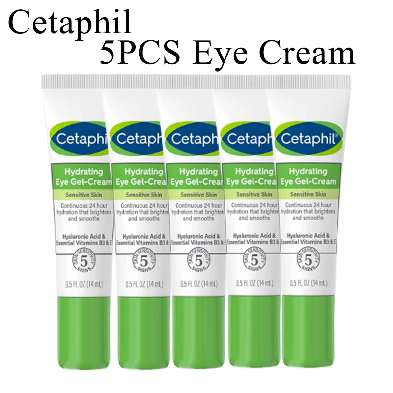 

5pcs Cetaphil Moisturizing Eye Cream Anti Wrinkle Fading Thin Thread Anti Dark Circle Serum Removing Eye Bags
