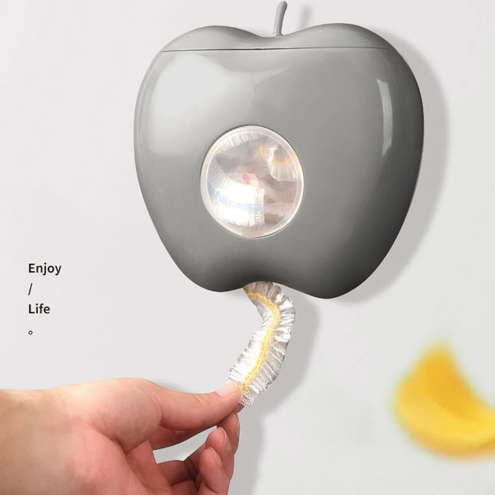 

Shower Organizer Disposable Box Dispenser Film Storage Cover Food Caps Kitchen For Food Plastic Storage Organization Bag Bag