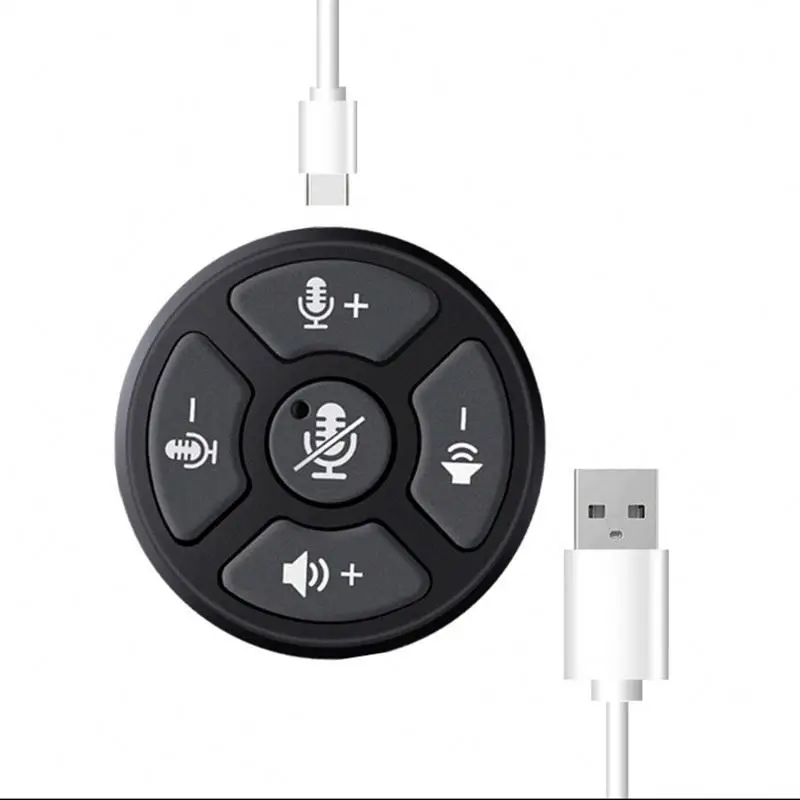 

USB-микрофон для конференц-связи, динамик, динамик с поворотом на 360 °, высокая громкость, подключи и работай для ноутбука