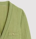 23 Spring New Women Dress Elegant Slim Ruffle Dress Knitted Green Long Dress